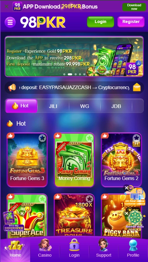 92PKR Game interface