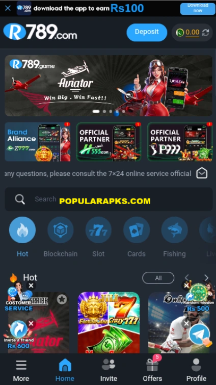 R 789 Game Doshboard