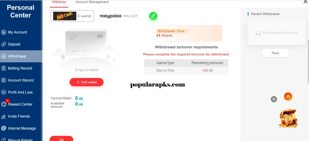 KK33 Game Withdrawal