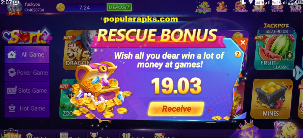 RS777 Vip Game Bonuses