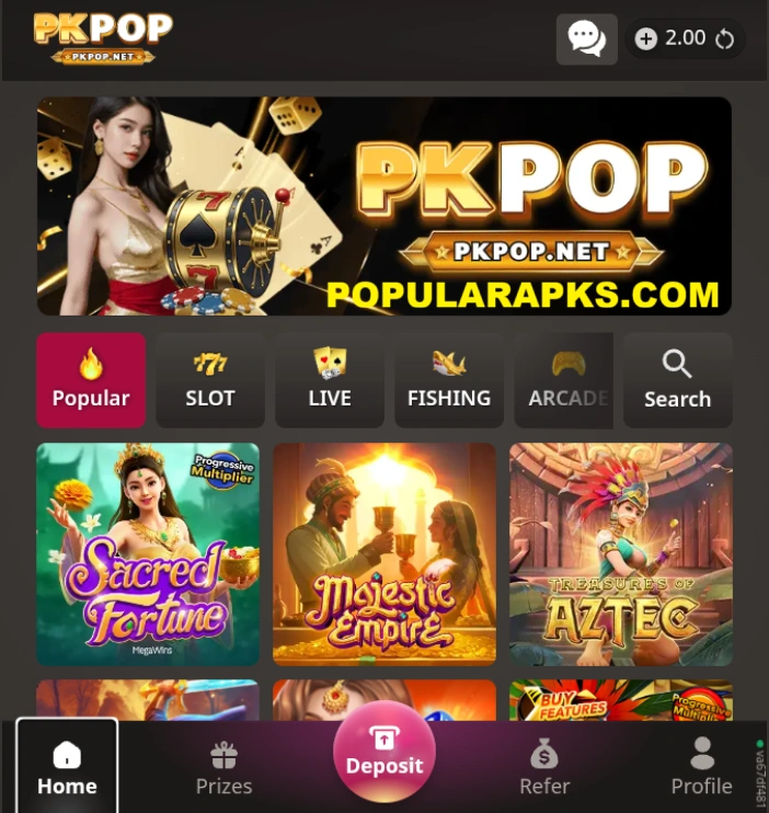 PKPOP Game Dashboard