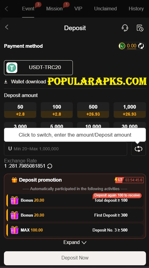 PKR99 Game Deposit