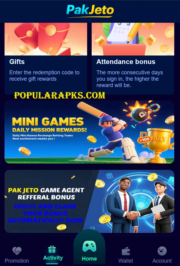 PakJeto Game Offers
