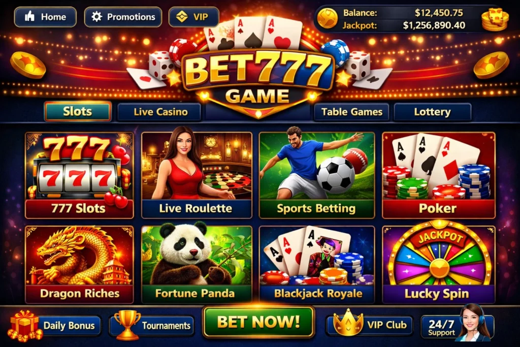 BET777 Game interface image
