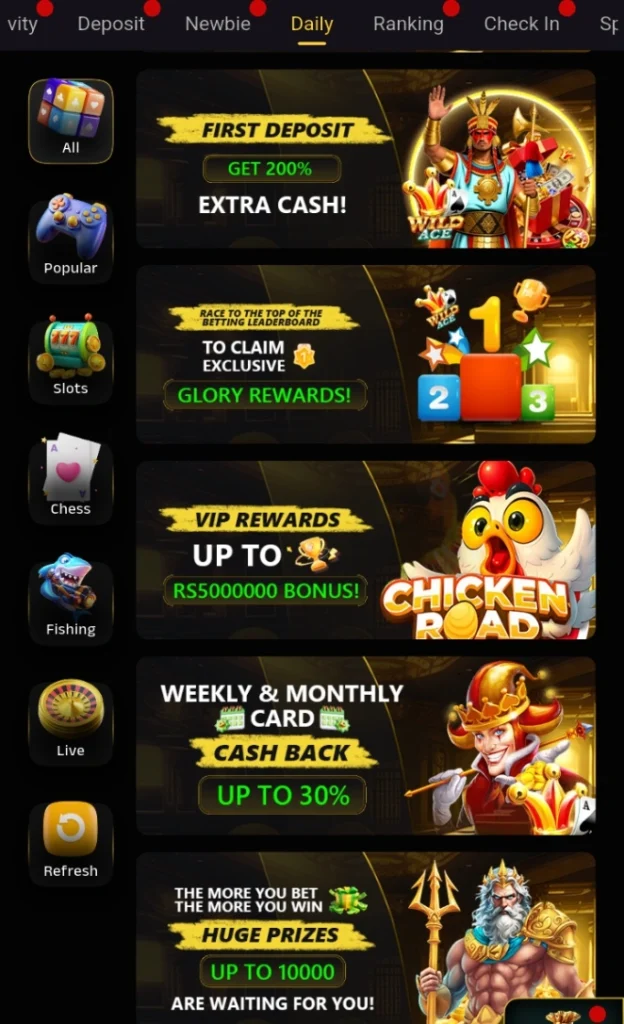 WDPAK777 Game rewards image