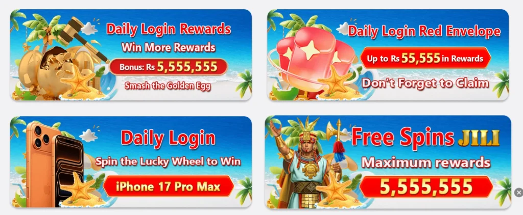 5555Bet Game Rewards image